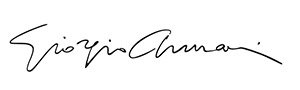 подпись Giorgio Armani