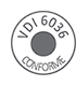 VIDI 6036 Conforme - Система крепежа согласно VDI 6036 Отвечает высоким требованиям. Высокий порог допустимой нагрузки на приборы, оптимальная стабильность и максимальная надёжность.