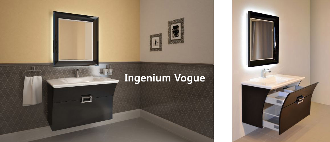 Мебель Ингениум для ванной Ingenium | Картинка в декорации 3