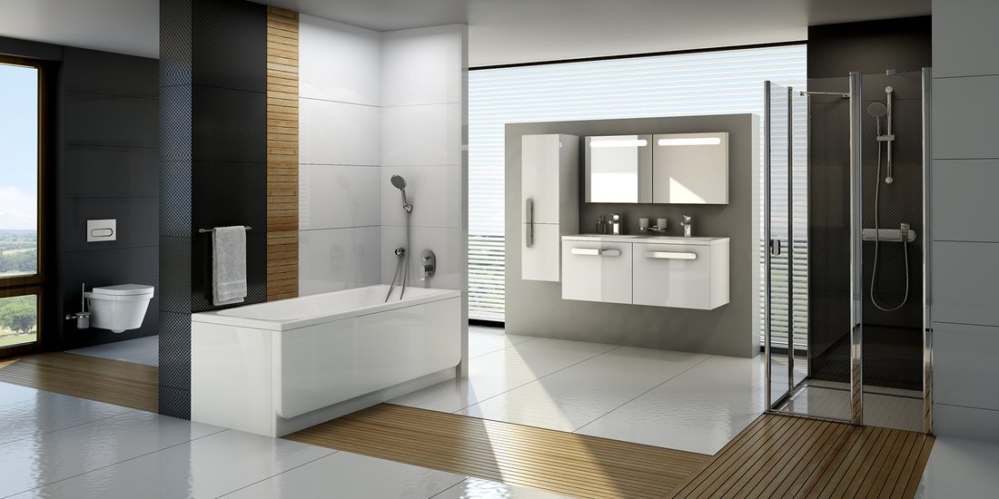 Ravak Chrome концепция ванной комнаты