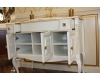 Опадирис Лаура 120 – Комплект мебели для ванной белый с золотой патиной
