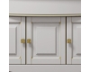 Опадирис Лаура 100 – Комплект мебели для ванной белый с золотой патиной