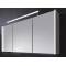 Зеркальный шкаф Puris Linea 130 см – 3 двери