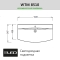 Speed WTM 8510 LED – Раковина 1020 мм, Керамика, Подсветка +74 720 ₽