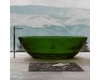 Abber Kristall AT9702Emerald Ванна прозрачная отдельностоящая, 180х85 см, зеленый