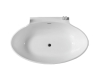 Abber AB9237  Ванна акриловая пристенная, 172х103 см, белый