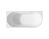 Abber AB9335-1.7 Ванна акриловая пристенная, 170х78 см, белый