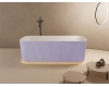 Abber AS9663Violett Ванна из искусственного камня отдельностоящая, 170х75 см, фиолетовый