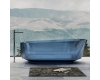 Abber Kristall AT9706Saphir Ванна прозрачная отдельностоящая, 170х80 см, синий