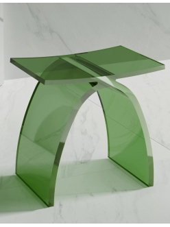 Abber Kristall AT1739Emerald – Стульчик для ванной зеленый