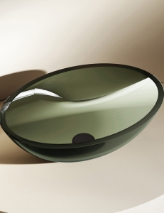Abber Kristall AT2802Vesuvian Раковина накладная 50 см, оливковый