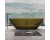 Abber Kristall AT9702Vesuvian Ванна прозрачная отдельностоящая, 180х85 см, оливковый