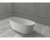 Abber Stein AS9606 Ванна из искусственного камня отдельностоящая, 160х80 см, белый