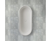 Abber Stein AS9607 Ванна из искусственного камня отдельностоящая, 170х75 см, белый