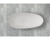 Abber Stein AS9611-1.7 Ванна из искусственного камня отдельностоящая, 170х80 см, белый