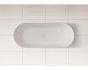 Abber Stein AS9622 Ванна из искусственного камня отдельностоящая, 160х75 см, белый