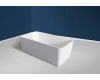 Abber Stein AS9623 Ванна из искусственного камня отдельностоящая, 170х80 см, белый