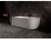 Abber Stein AS9651 L Ванна из искусственного камня пристенная, 170х80 см, белый