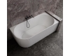 Abber Stein AS9651 R Ванна из искусственного камня пристенная, 170х80 см, белый