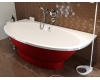 AquaStone Мальта 189 – Овальная пристенная ванна из искусственного камня