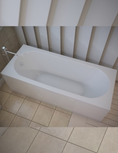 AquaStone Наоми 170х75 – ванна прямоугольная из искусственного камня