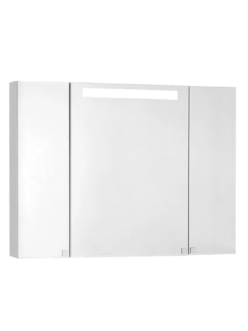 Aquaton Мадрид 100 – Зеркальный шкаф, Белый глянцевый