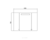 Aquaton Мадрид 100 – Зеркальный шкаф, Белый глянцевый