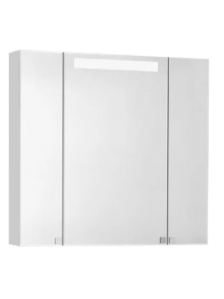 Aquaton Мадрид 80 – Зеркальный шкаф, Белый глянцевый
