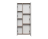 Aquaton Мишель 43 – Шкафчик для зеркала, Белый Софт / Дуб Эндгрейн (1A244203MIX40)