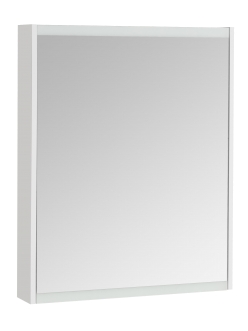 Комплект Aquaton Нортон 65 – Зеркальный шкаф, Белый глянцевый