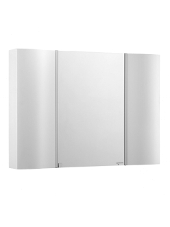Комплект Aquaton Ондина 100 – Зеркальный шкаф, Белый глянцевый