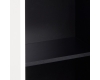 Aquaton Ривьера 32 – Пенал подвесной, Белый Матовый / Черный