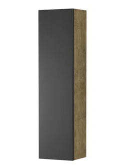 Комплект Aquaton Терра 24 – Шкафчик для зеркала, Дуб Кантри / Антрацит
