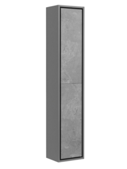 Комплект Aquaton Уэльс 30 – Шкаф-колонна, Темный шоколад