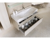 Aqwella Bergamo 80 белый – Подвесной комплект мебели для ванной Ber.01.08/W