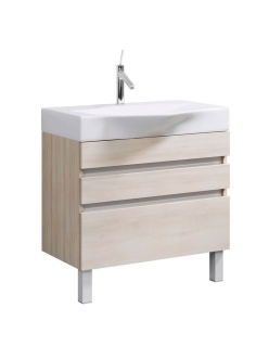 Aqwella Бергамо 80 акация – Напольный комплект мебели для ванной Ber.01.08/n/A