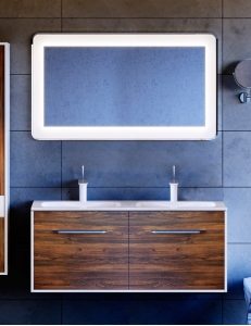 Aqwella Malaga 120 Крафт тёмный – комплект мебели для ванной