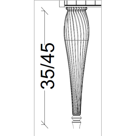 Vallessi Avantgarde PIAZZA 100 см – тумба белая на ножках с прямой столешницей
