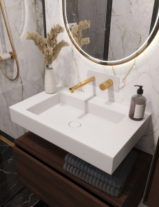 Armadi Art FLAT ST  70 подвесная мебель для ванной с раковиной моноблок