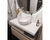 Armadi Art FLAT Calacatta 100 – модульная мебель для ванной в стиле минимализм