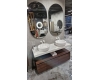 Armadi Art FLAT Calacatta 140 – модульная мебель для ванной в стиле минимализм