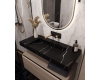 Armadi Art FLAT Nero Marquina 100 – модульная мебель для ванной в стиле минимализм