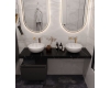 Armadi Art FLAT Nero Marquina 160 – модульная мебель для ванной в стиле минимализм