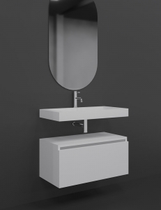 Armadi Art FLAT  80 модульная мебель для ванной комнаты