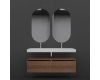 Armadi Art FLAT 140 – модульная подвесная мебель для ванной в стиле минимализм