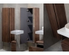 Armadi Art FLAT Nero Marquina 120 – модульная мебель для ванной в стиле минимализм