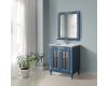 Мебель для ванной АТОЛЛ МИЛАНА BLUE SILVER – Синий с серебряной патиной