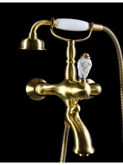 Boheme Crystal 303-CRST Смеситель для ванны с ручным душем (Бронза)
