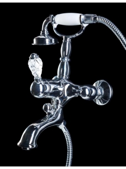 Boheme Crystal 263-CRST Смеситель для ванны с ручным душем (Хром)