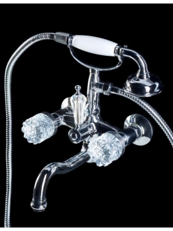 Boheme Crystal 273-CRST Смеситель для ванны с ручным душем (Хром)